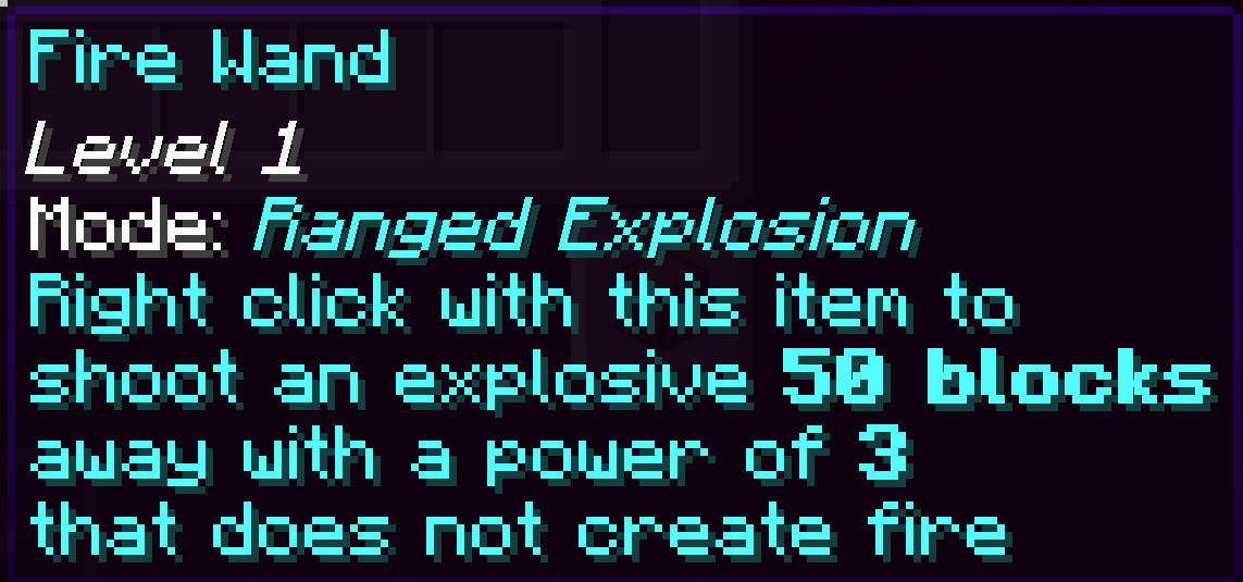 Tooltip of the trinket mode 1