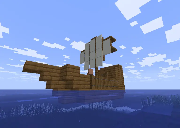 small villager boat