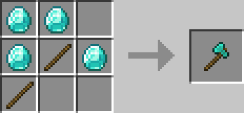 Diamond axe recipe