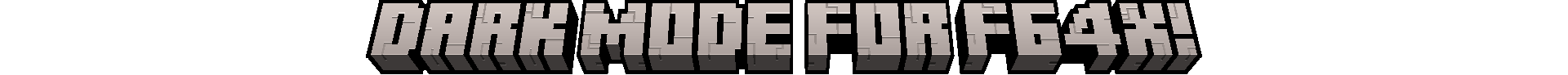 Dark Mode for F64x!