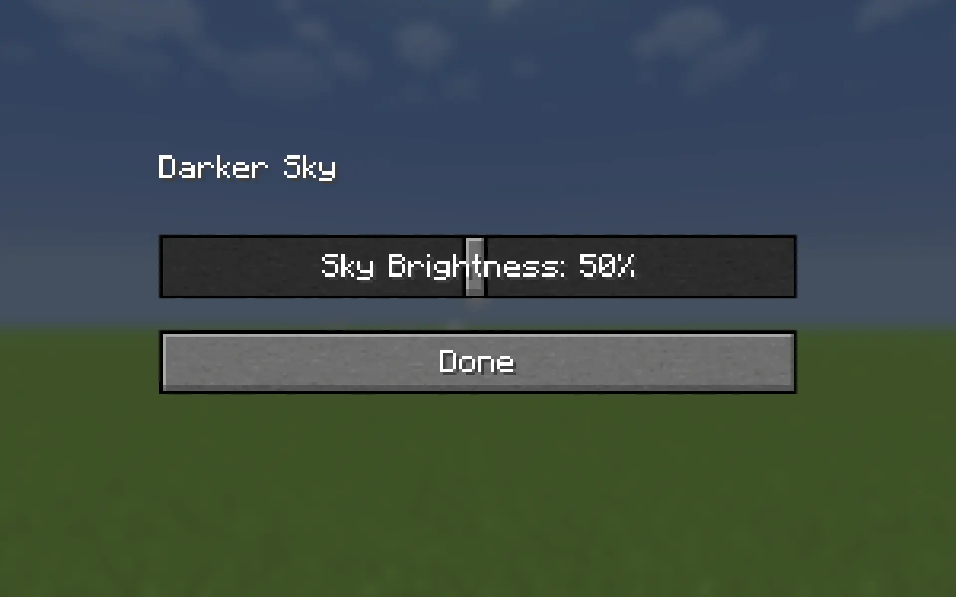 Settings Menu