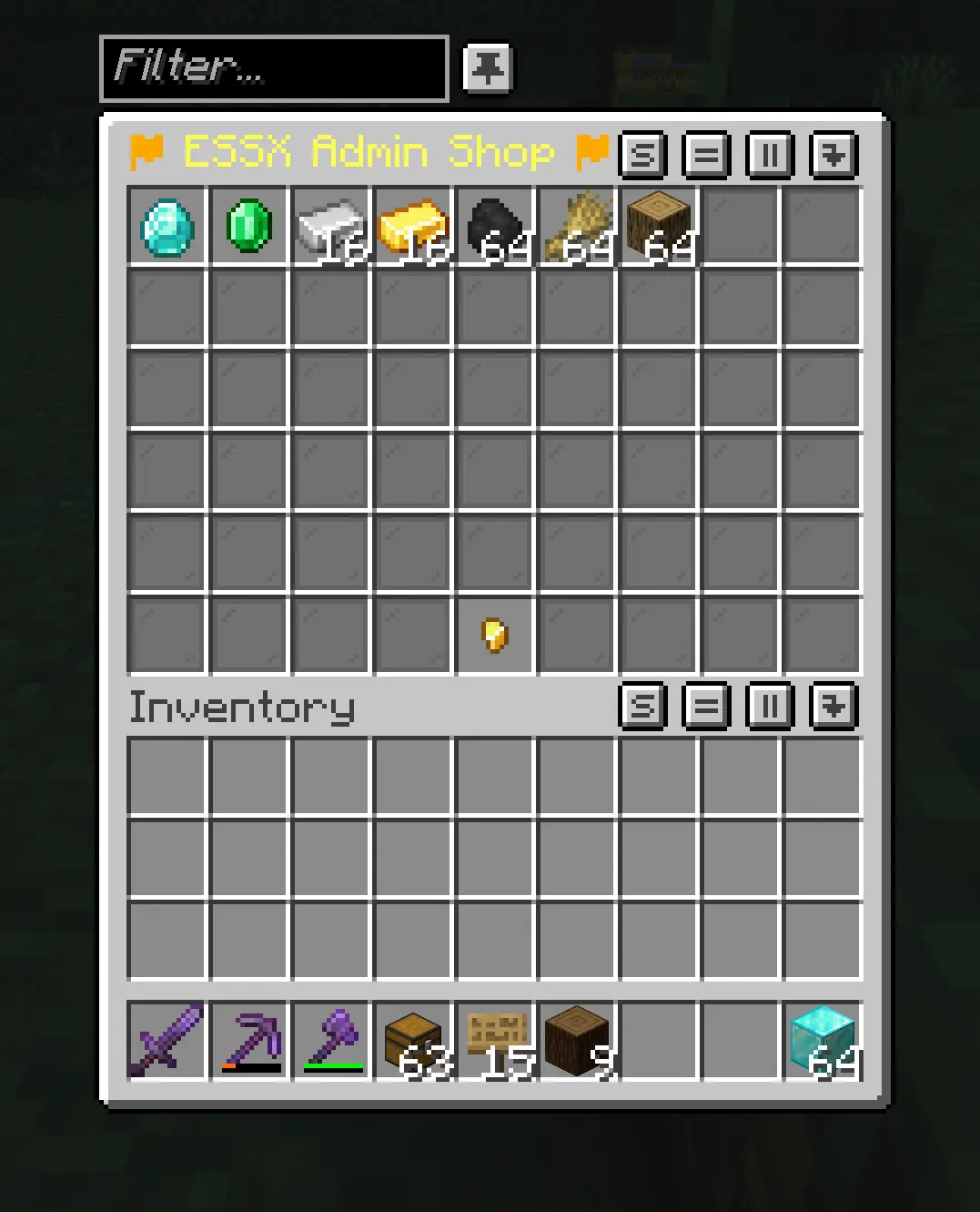 admin shop