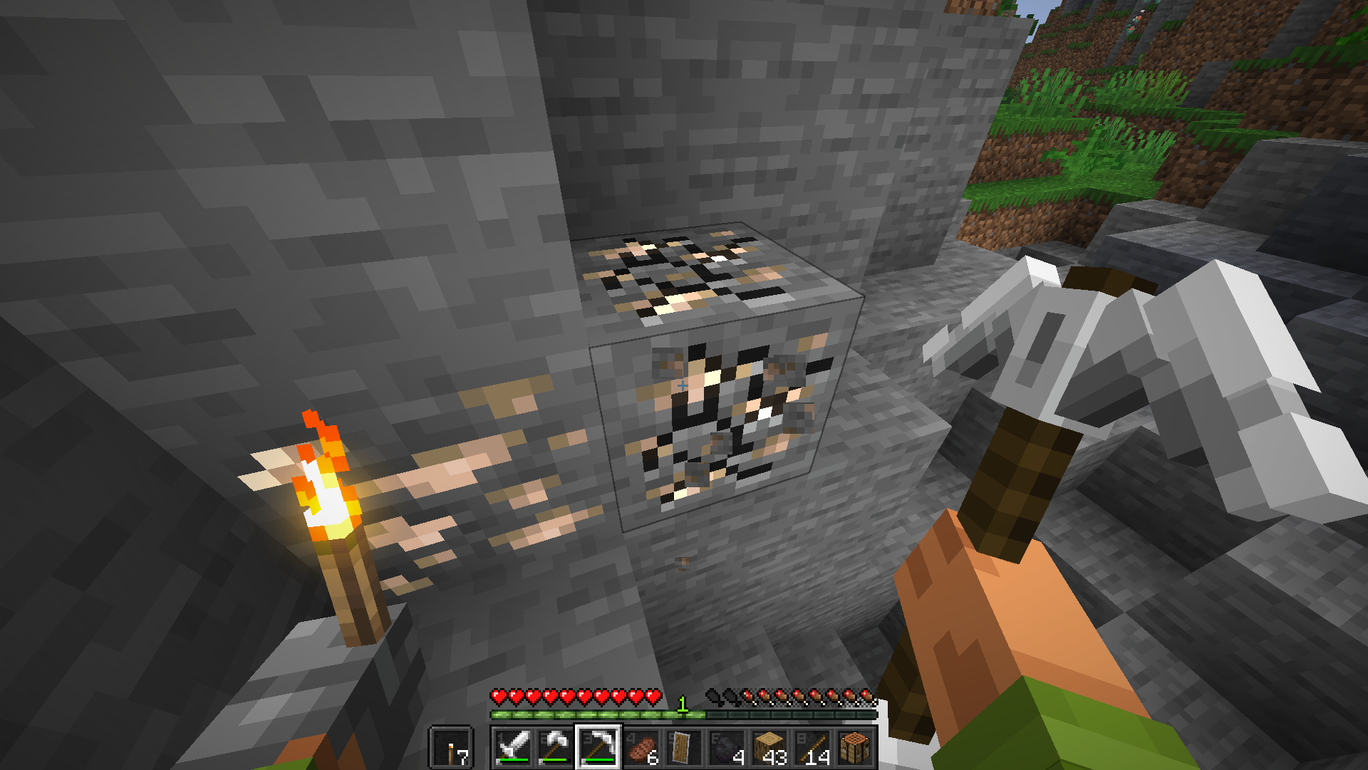 iron pickaxe