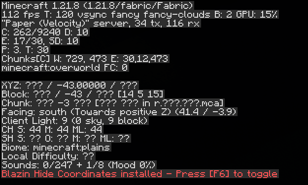X/Z coordinates toggled off