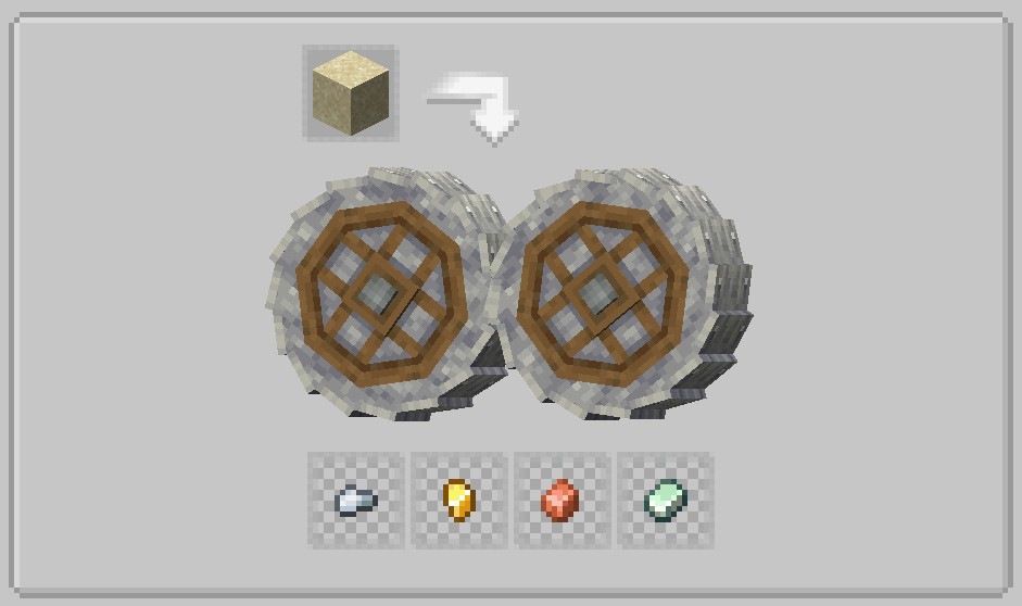 The recipe for crushing Sand.