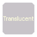 The main logo of the pack: A translucent box with the text "Translucent"