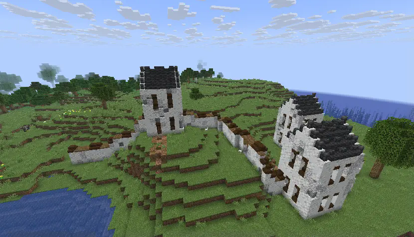 An image of a Blockhouse Village.