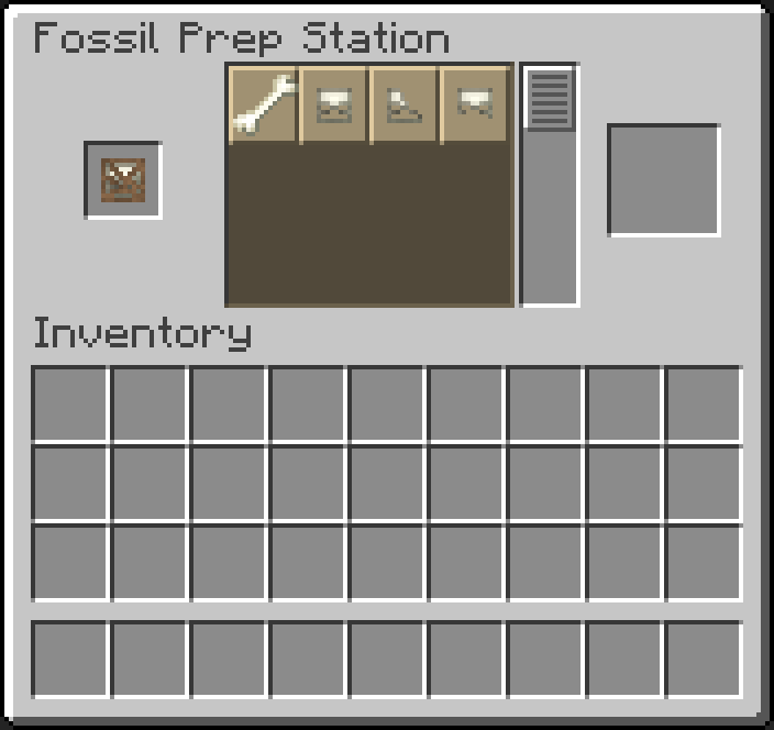 Encased Skull Fossil in the Fossil Prep Station