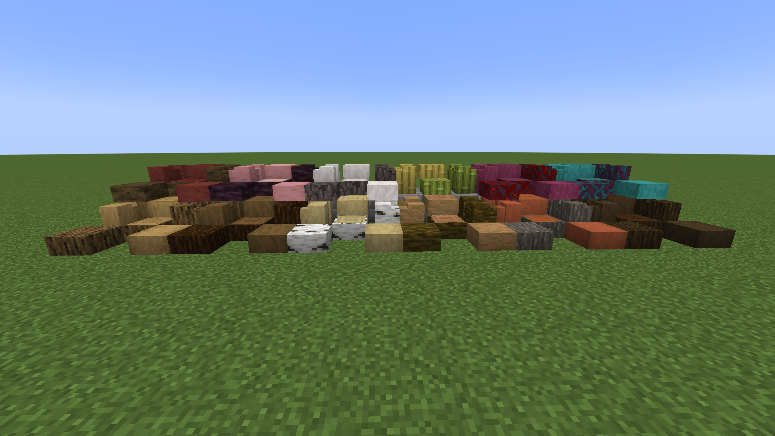 Added wood type blocks (updated for v1.1.0)