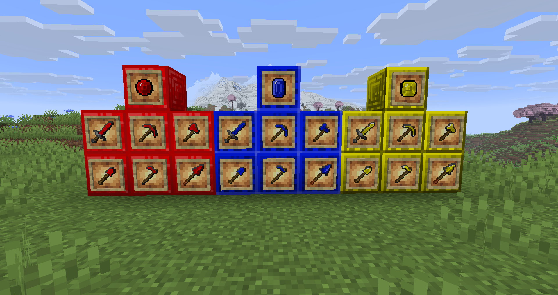 Gem Items, Tools, and Weapons