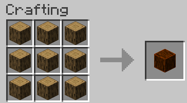 Compressed Oak Log