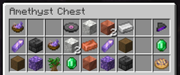 Loot Table Amethyst Tower
