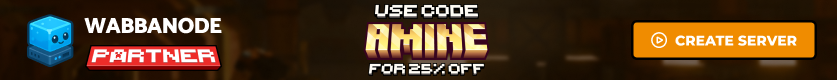 Support me by hosting a minecraft server on Wabbanode ! (prices start as low as 1.49$USD / month) 