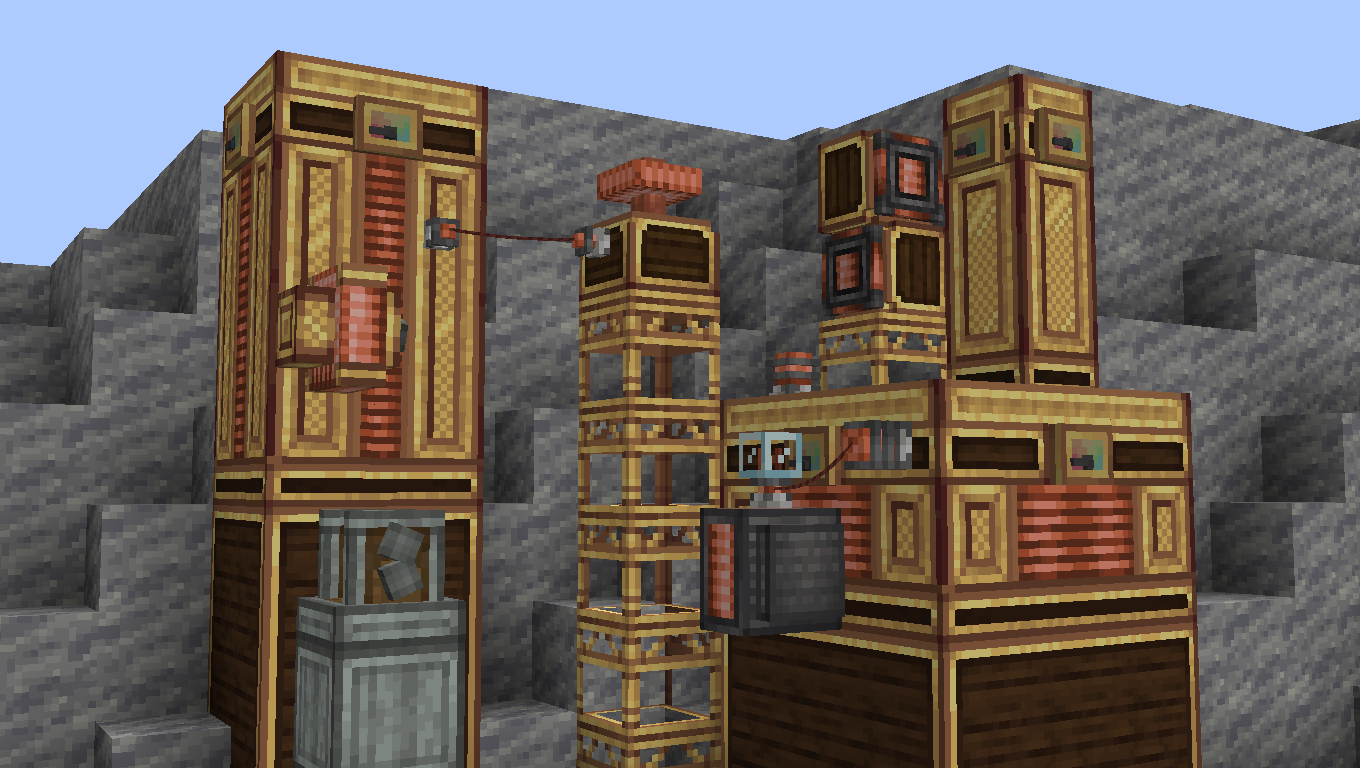 Some mechanical blocks