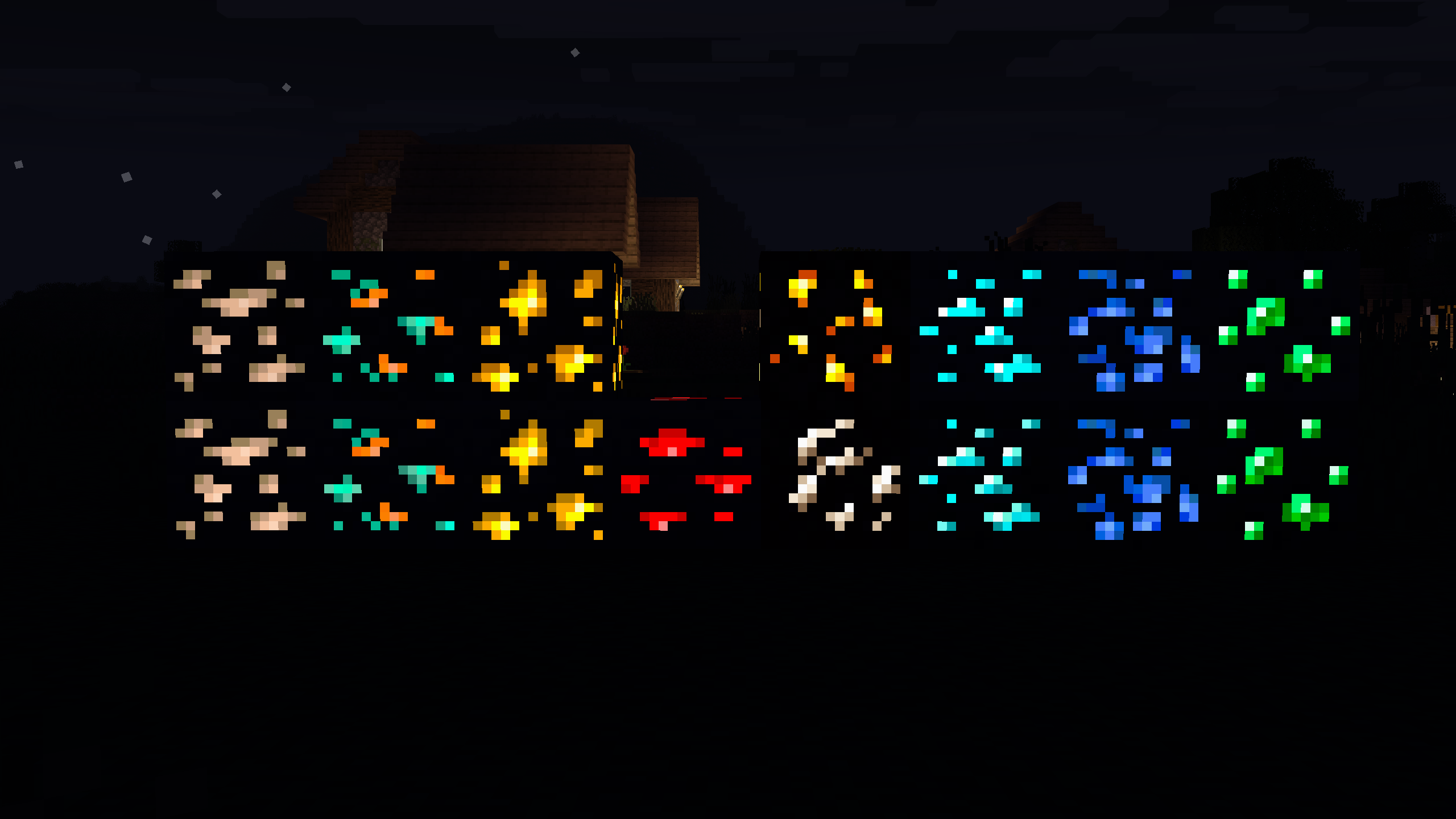 glowing ores