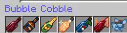 Bubble-Cobble food and drinks