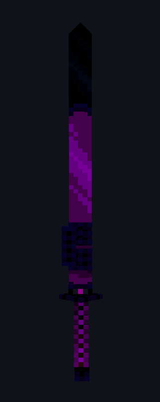 Sheathed Dark Katana