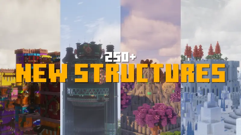 250+ New Structures