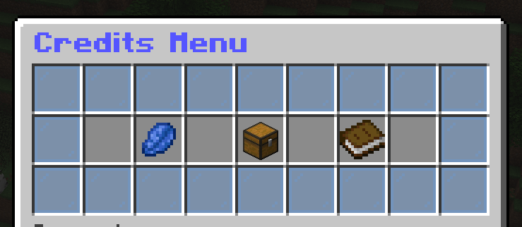 Credit Menu