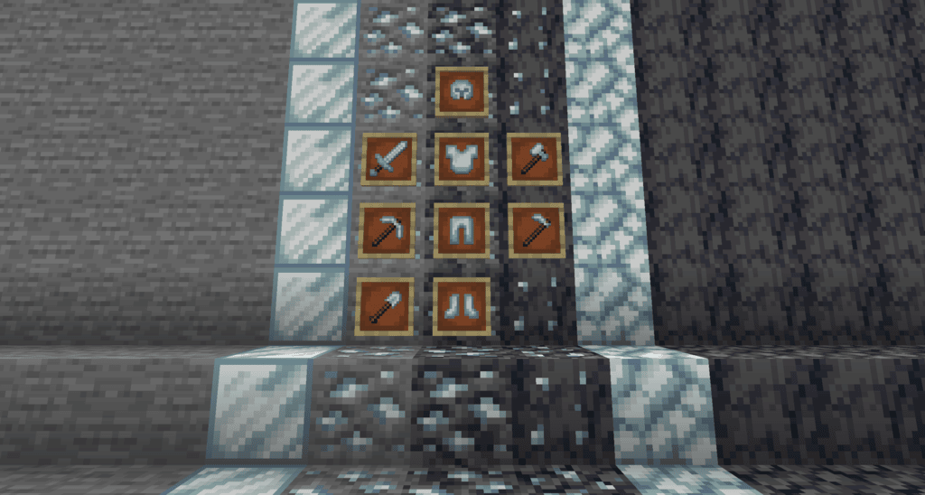 Simple Silver Tools and Armor