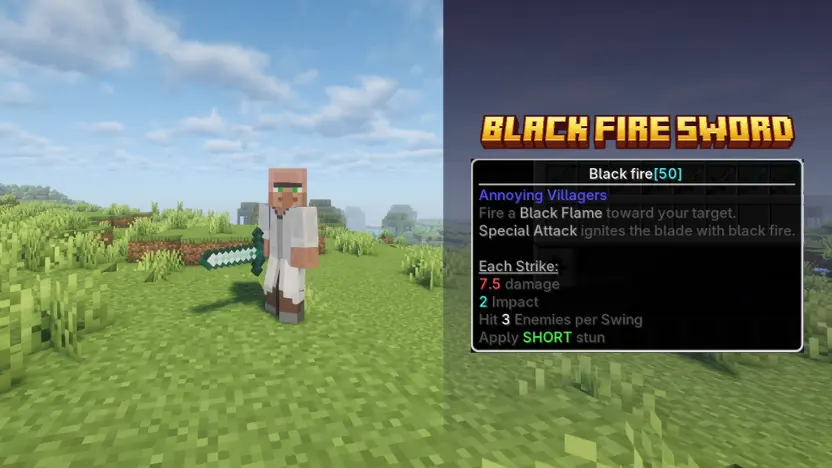 Black Fire Sword