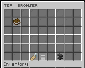 Admin team browser or editor