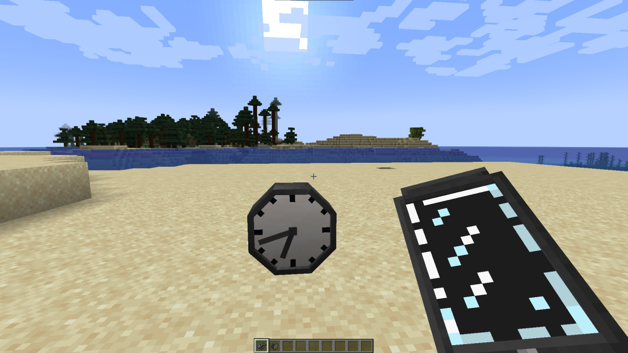 Clock and Navigator retexture.