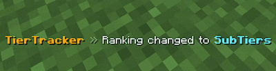 TierTracker Changing Lists