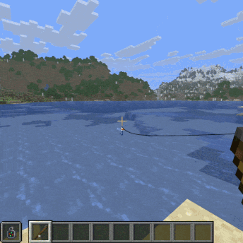 Fishing minigame