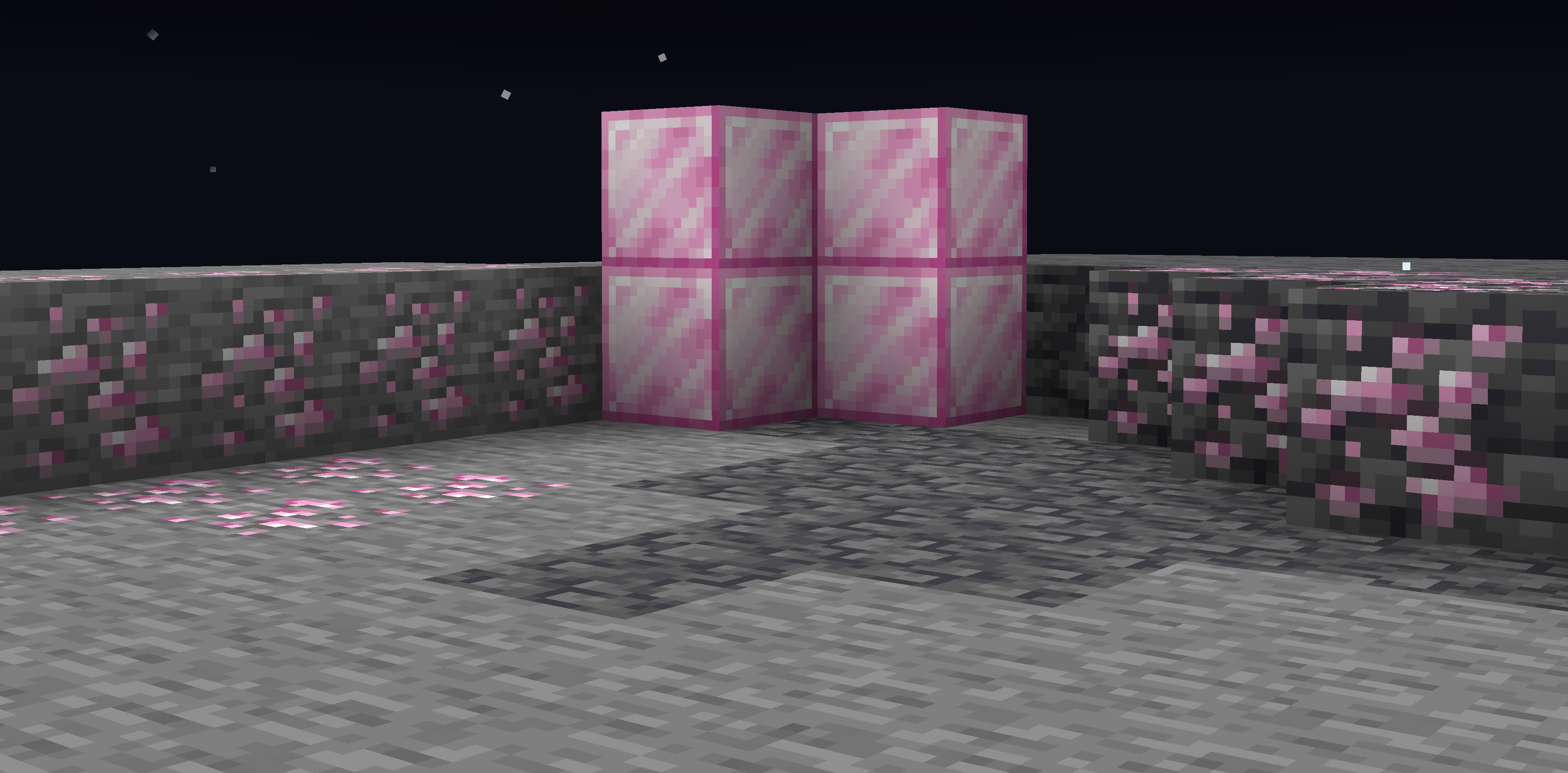 Image showing how Diamond ore's and Diamond block has changed