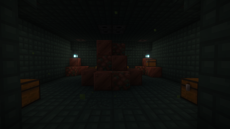 If you are lucky you might find these loot chambers in the Haunted Temple (Complementary Reimagined Shader)