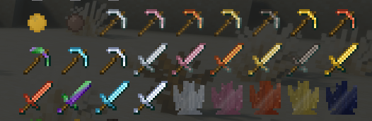 pickaxe varieties