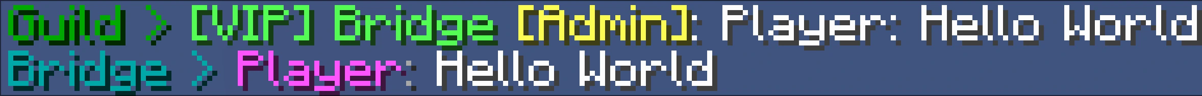 Message before and after conversion by Bromination