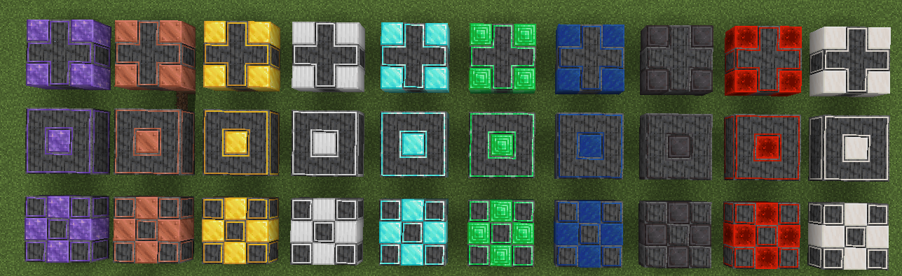 A showcase of all the Gilded Deepslate textures.
