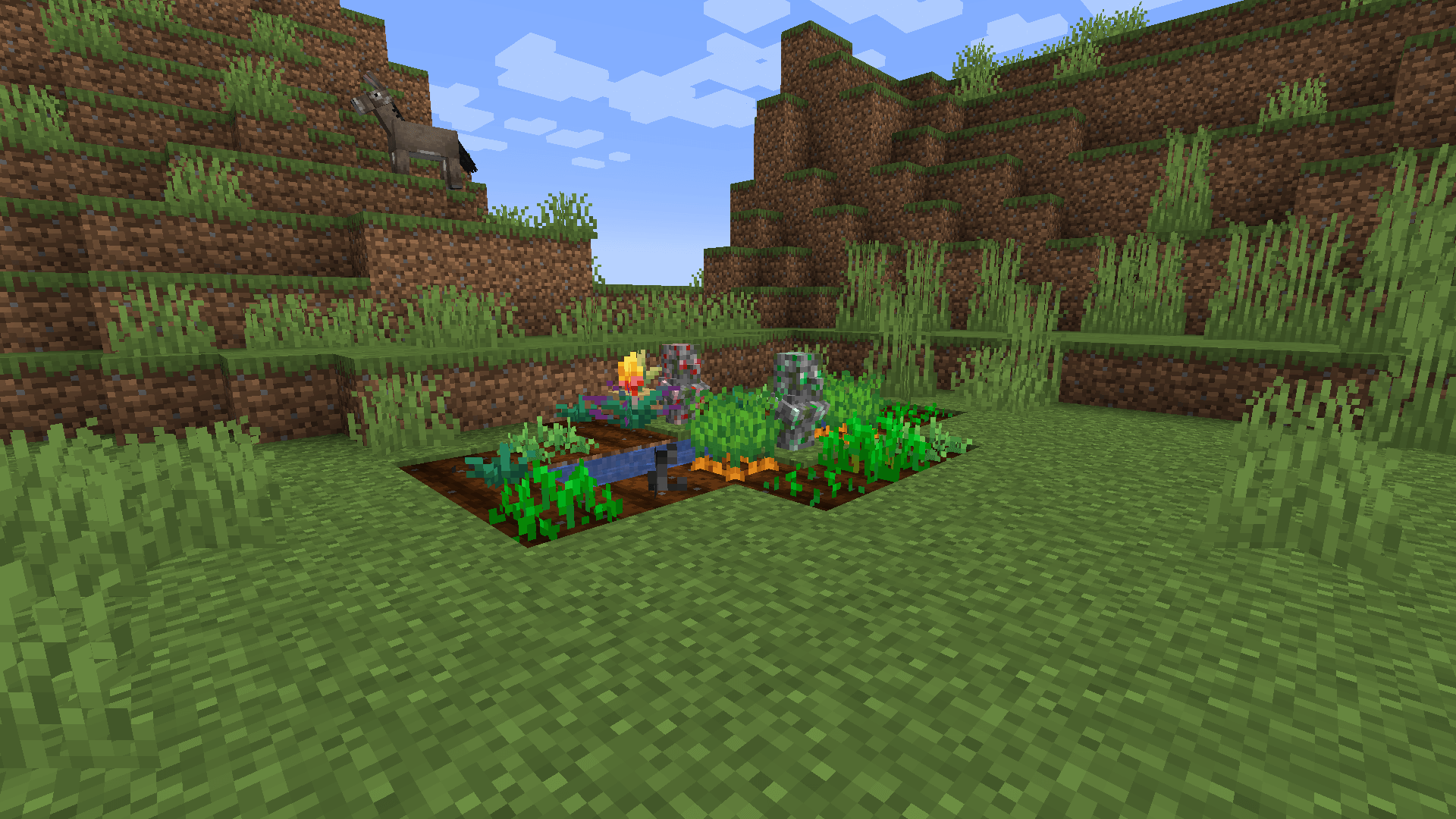 Growing Crops with a famine totem