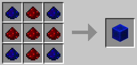 Recipe of Powered Bluestone Block