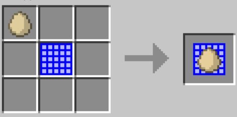 Recipe of Spawn Egg Blueprint