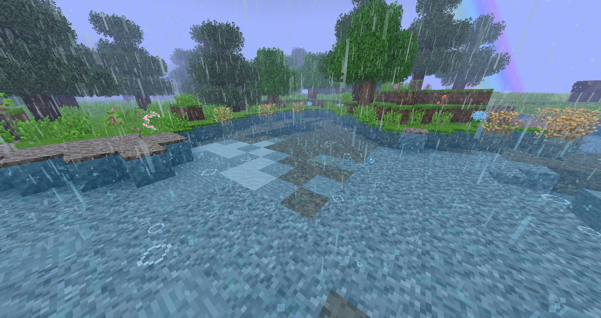 Water Ripples while Raining!