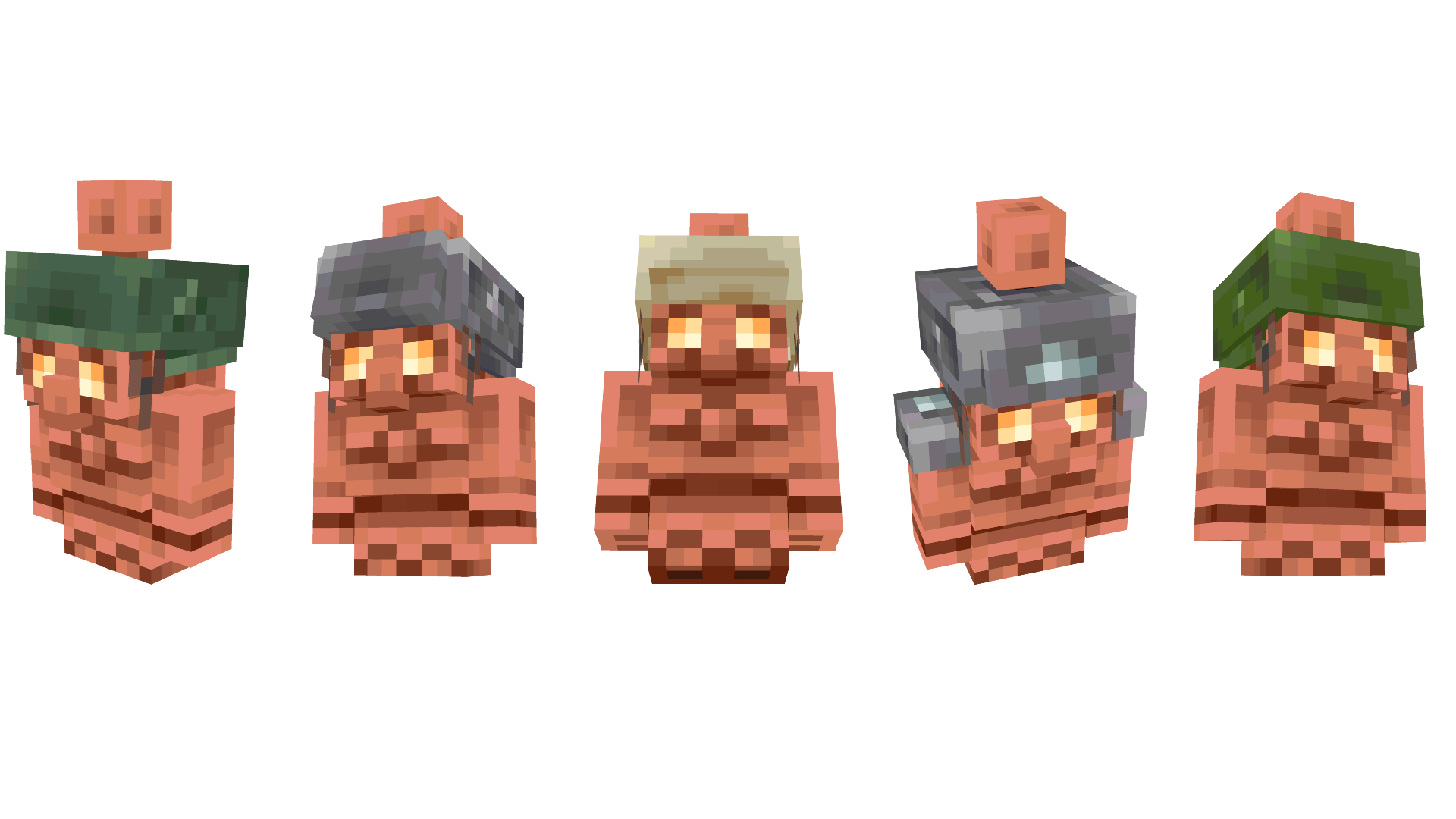 Taiga Cave Desert Commander Forest copper golems