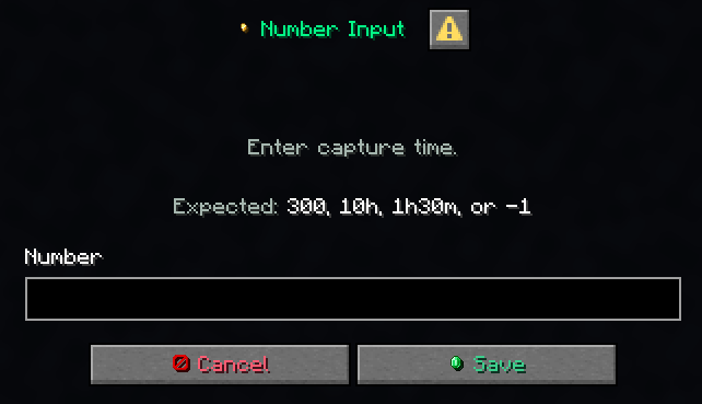 Fokoth number input dialog menu