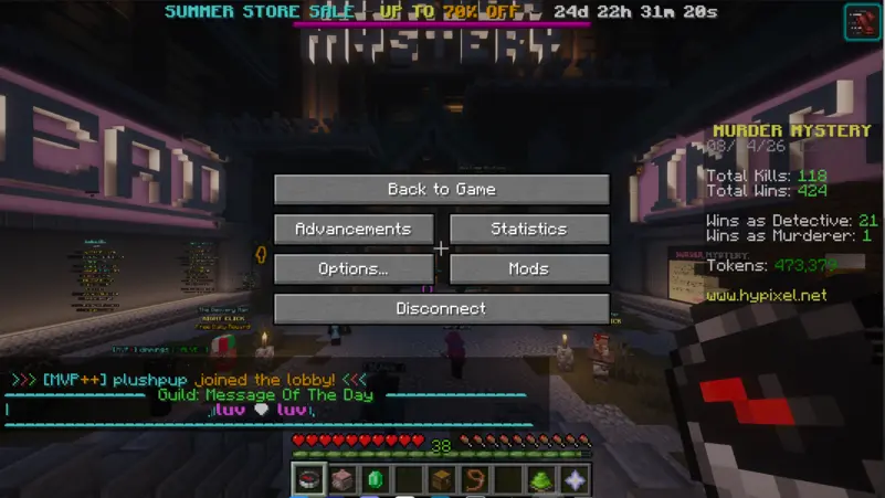 multiplayer menu