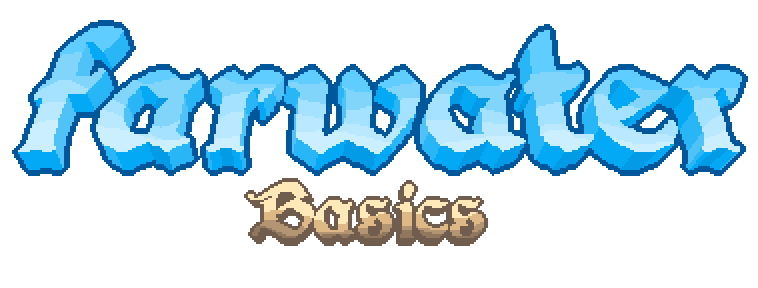 Farwater: Basics text logo