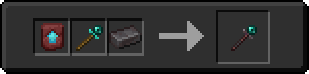 Netherite Exchange Wand Recipe