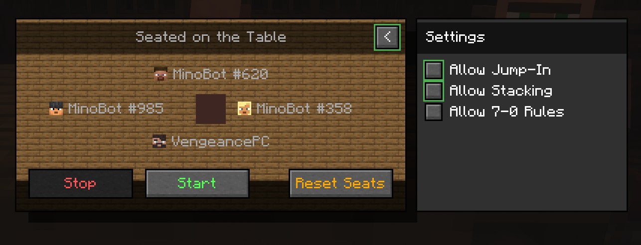 Table UI