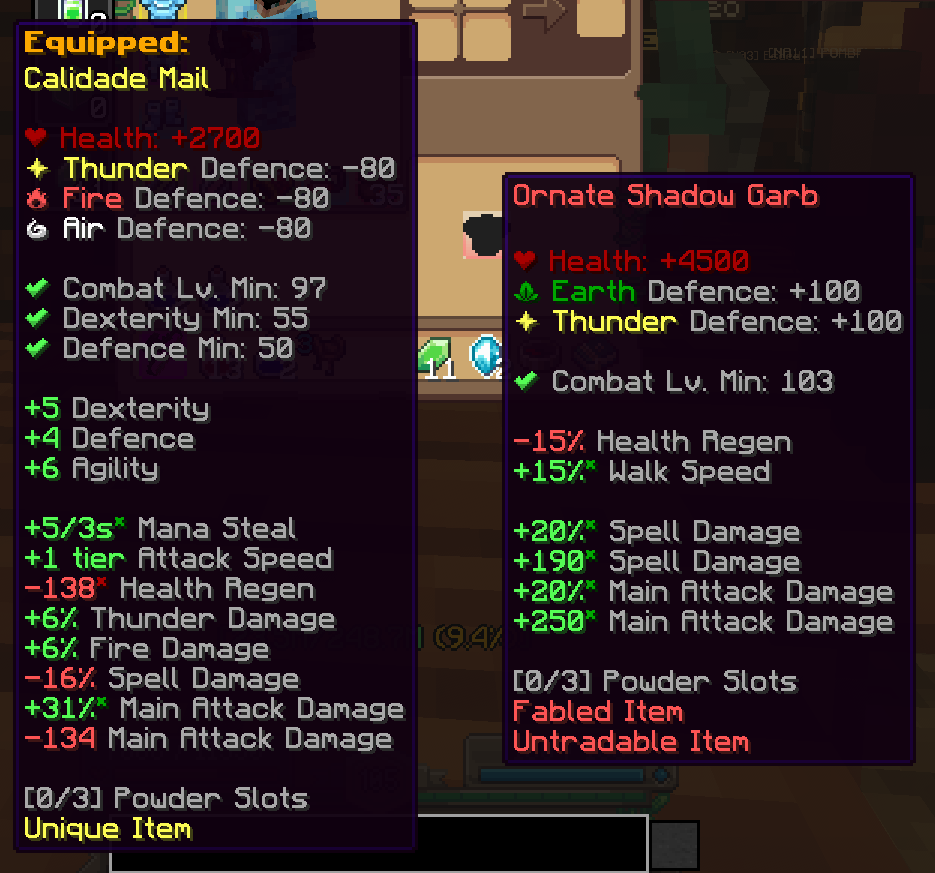 equipped armor tooltip