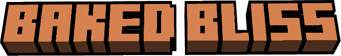 Block text that says "Baked Bliss"