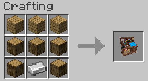 Crafting Recipe Decobench