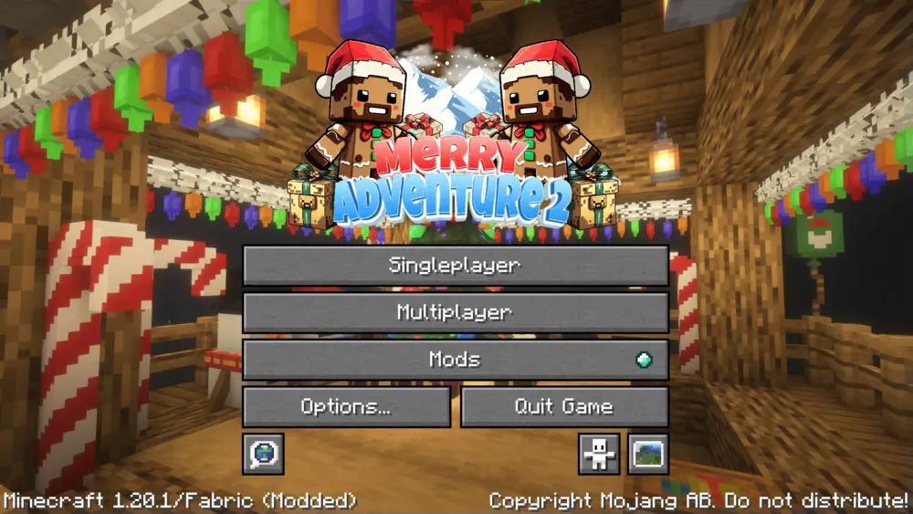 Merry Adventure 2 Starting Screen