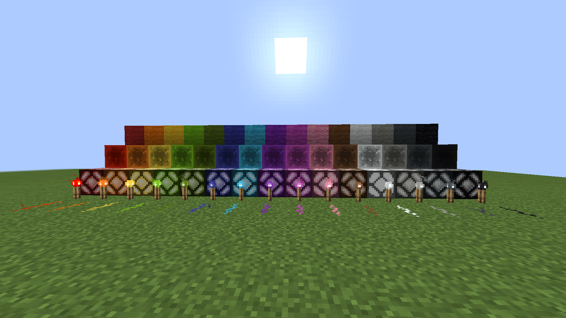 This is the colorful update as it adds new colored redstone blocks in 3.0.0