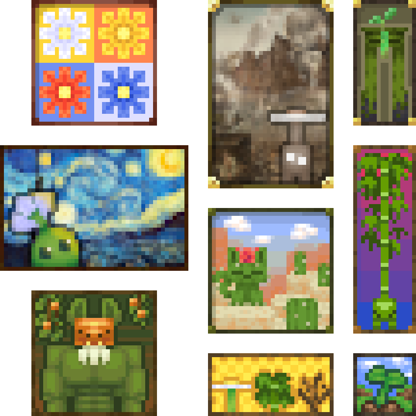 Paintings.